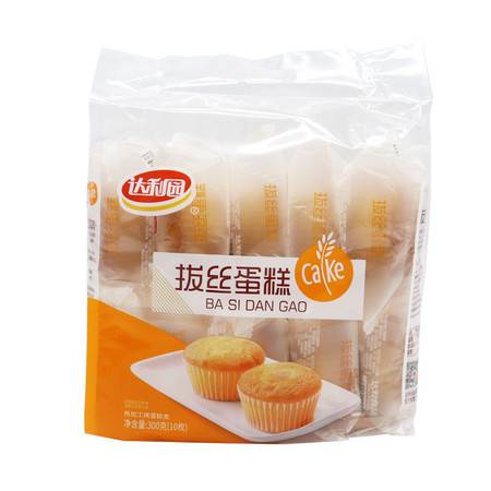 達利園 拔絲蛋糕300g 2袋網(wǎng)紅面包早餐休閑食品糕點點心零食